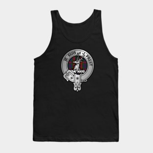 Clan Fraser Crest & Tartan Tank Top